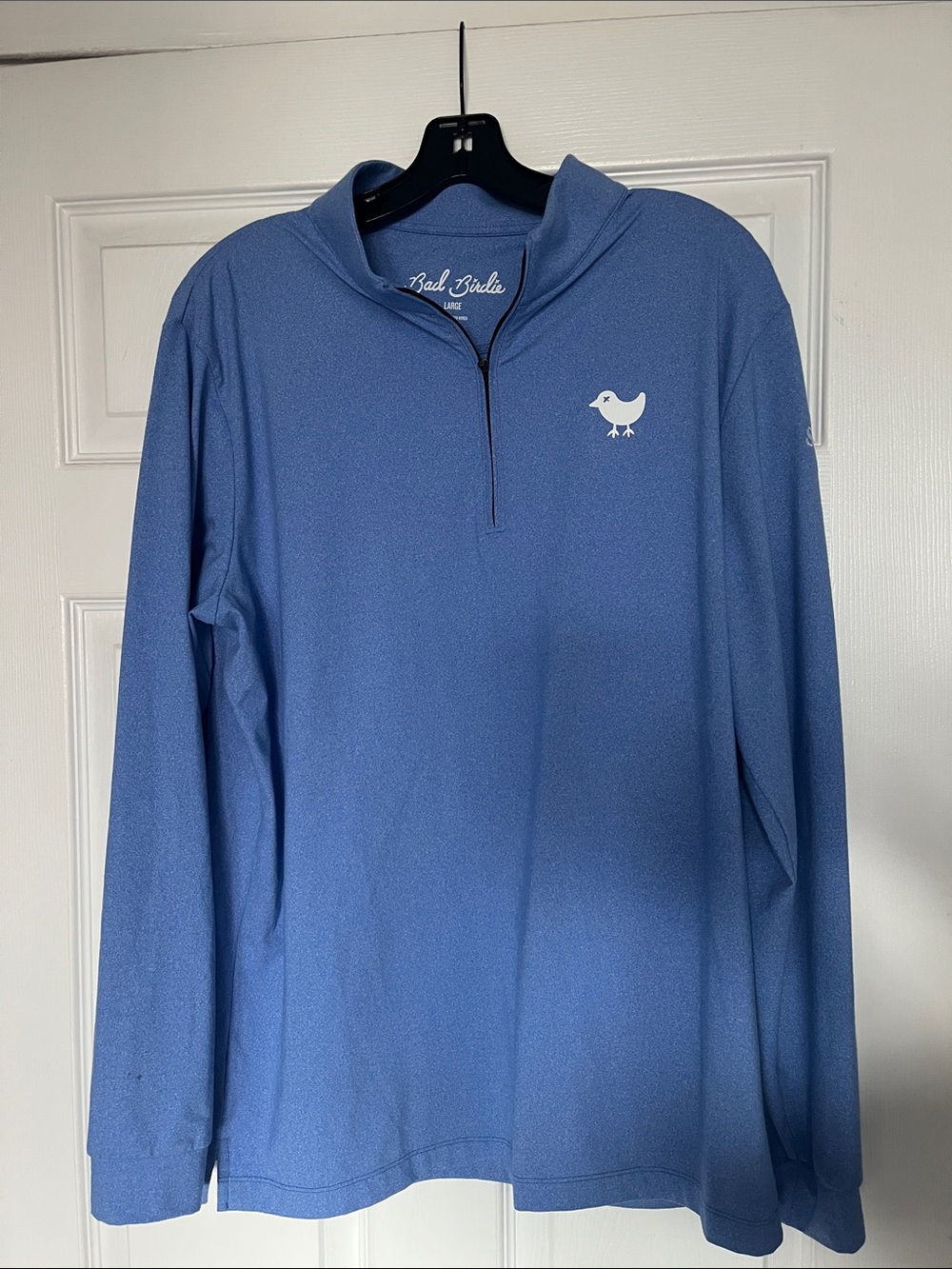 Bad Birdie Sky Blue Quarter Zip
